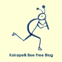 Kokopelli Bee Free Blog Logo